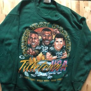 Retro Green Bay Packers Sweatshirt